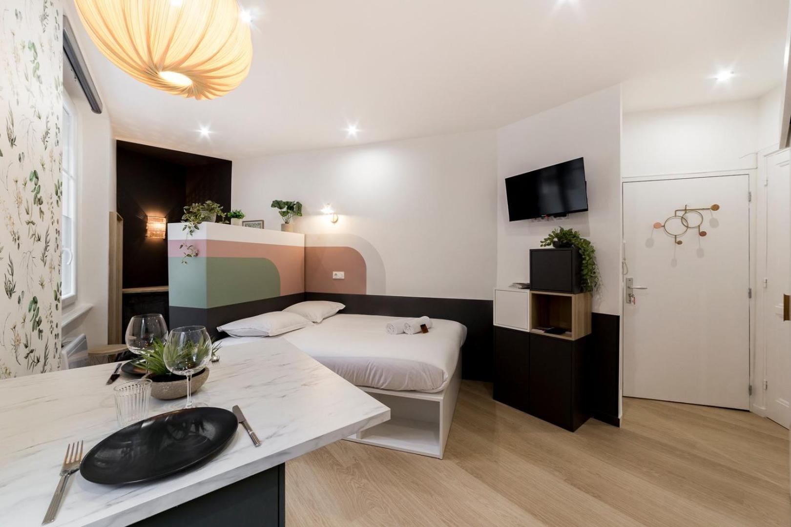 Studio - Proche Metro Ail Lyon Ngoại thất bức ảnh